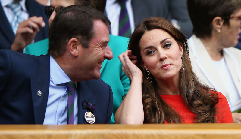 Illustration for article titled Kate Middleton Went to Wimbledon Yet Again, Did Chill Shit